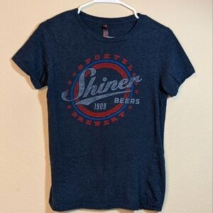 Shiner Beer Blue Red & White Comfy T-shirt